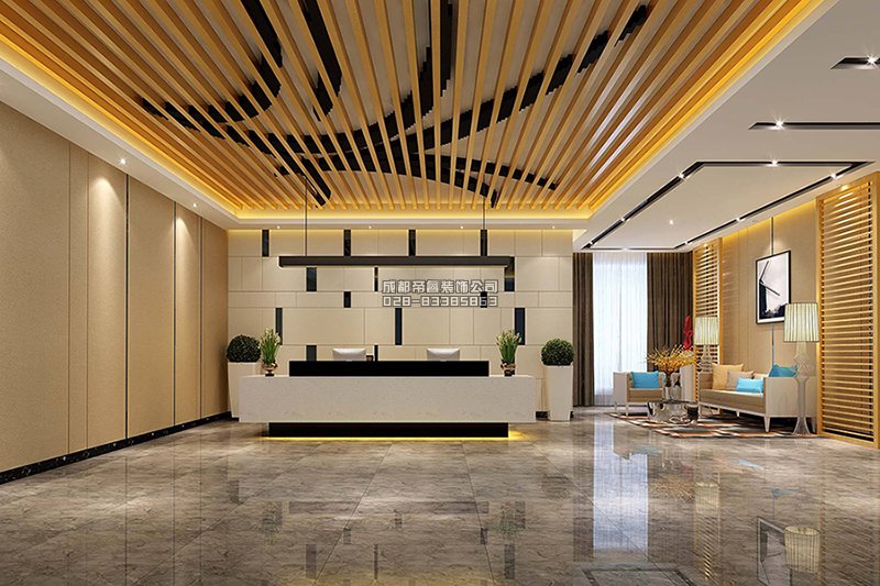 醫(yī)院前臺(tái)裝修效果圖