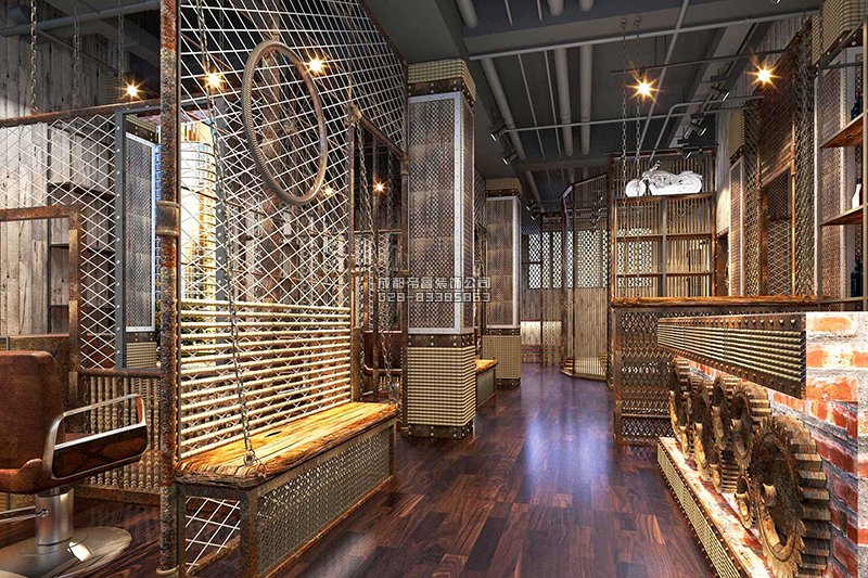 潮流與時尚并存的美發(fā)店裝修